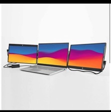 SideTrak Swivel Triple Portable Monitors HD with Hub 14