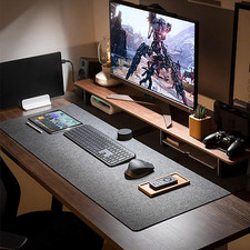 Large Full Desk Mouse Pad Protector Computer Desk Mat for Keyboard 40''X16'' picture