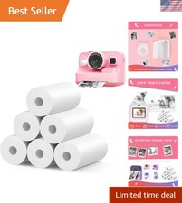 6 Rolls Instant Camera Refill Print Paper, HD Print Camera Paper Refill for M... picture