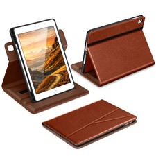 for iPad 6th/5th Gen 9.7 Inch Case (2018/2017), Brown picture