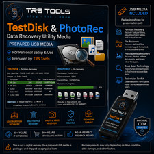 TestDisk & PhotoRec USB Prepared Data Recovery Utility Media picture
