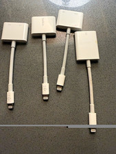 Lot of 4 Lightning adaptors for Apple devices picture