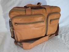 Hartmann Leather Mobile Office Organizer Laptop Briefcase Expandable w Sleeve picture