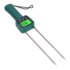 Digital Hay Tester, Dual Steel Probe Grain Water Meter with LCD Backlight picture