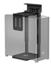 monTEK Under Desk PC Mount Adjustable Steel Holder for Computer Tower Black picture