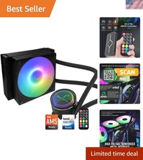 Compact 120mm ARGB Liquid CPU Cooler with Hydraulic Bearing for Silent Operation picture
