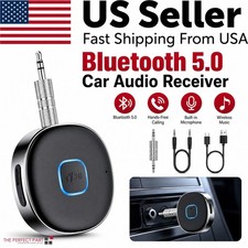 Bluetooth Receiver 3.5mm Aux Car Adapter Wireless Audio Receiver for Home Stereo picture