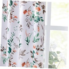 Floral Blackout Fall Curtains 63 inch 52