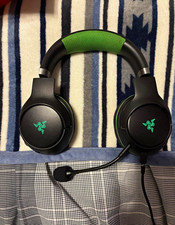 Razer Kaira pro Essential Wireless Over-Ear Gaming Headset Boom Mic Black/Green picture