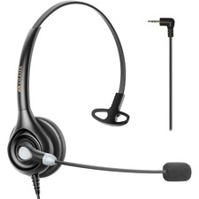 Arama Cordless Phone Headset for Landline Phone, 2.5mm Jack Telephone Headset picture