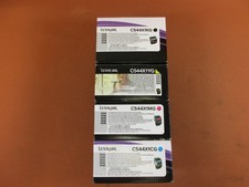 GENUINE LEXMARK C544X1KG/C544X1CG/C544X1MG/C544X1MG BK/C/M/Y Original Box picture