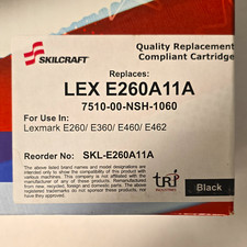 SKILCRAFT LEX E260A11A Black  Laser Toner for Lexmark E260 picture