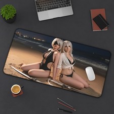 2B A2 Desk Mat, NieR Automata Mouse Pad, Android Duo Desk Decor picture