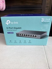 TP-Link TL-SG608 8-Port Gigabit Desktop Switch - Steel Gray NEW OPEN  picture