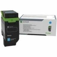 Lexmark Original Laser Toner Cartridge - Single Pack - Cyan - 1 / Pack (75m0h20) picture