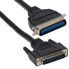 BLACK - ATIVA IEEE 1284 PARALLEL PRINTER CABLE, 6 FT picture