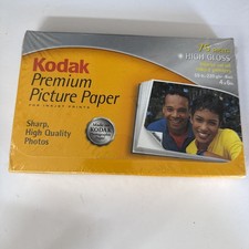 Kodak 4x6 Premium Picture Paper High Gloss 75 Sheets CAT 888 7713 (NEW SEALED) picture