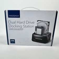 Insignia Dual Hard Drive Docking Station – USB 3.0 NEW NS-PCHDEDS19 picture