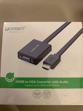 UGREEN 40248 HDMI TO VGA Converter Adapter With Independent Audio USB Interface picture