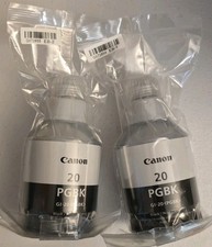 2 Canon 20 PGBK Black  170 ml New Sealed No Box picture