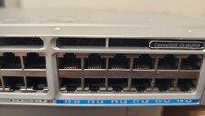 Cisco WS-C3850-12X48U-E 3850 12 MGIG+36 GIG UPOE IPSERVICE Switch NM4-10G 2x1100 picture