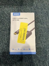 BENFEI USB-C to HDMI 4K@60Hz HDR Cable 6ft - Black, Gold Plated Connectors picture