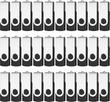 Black 100PCS USB 2.0 4GB Metal Anti-skid Style Flash Drive Memory Stick PenDrive picture