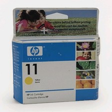 New Sealed Genuine HP 11 Yellow Ink Printhead C4838AN Warranty Ends Dec 2006 NOS picture