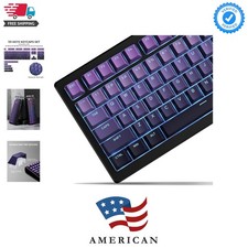 x XVX Shine Through PBT Keycaps, Custom Keycaps 60 75 100 Percent Cherry Prof... picture