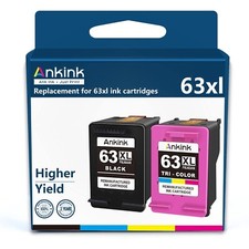 Ankink 4x Capacity 63XL Ink Cartridges Black and Color Combo Pack Replacement... picture