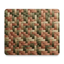 Carbon Fiber — Earth Tones Mouse Pad 9.25x7.75 Non-Slip Desk Mat picture