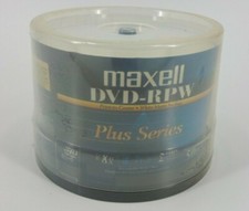 NEW Maxell DVD-RPW Plus Series DVD-R Blank Disc 50 Pack White & Printable Japan picture