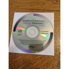 Classic Pc Software - The American Heritage - Talking Dictionary disc only picture
