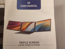 Teamgee S5 Portable Monitor Triple Screen Extender for 13-17 Laptop w Power Bank picture