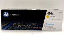 Genuine HP 414X W2022X Yellow High Yield Toner Cartridge New Sealed OEM picture