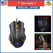 Redragon M602 RGB Gaming Mouse Wired 7200 DPI 9 Programmable Buttons Ergonomic picture