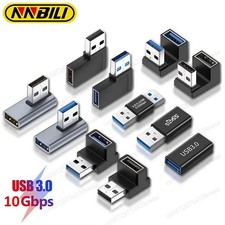 NNBILI 90 Degree Right Angle USB 3.0 Extension Adapter Upward Elbow USB Connecto picture