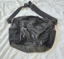 Timbuk2 Solid Black/Gray Shoulder Bag w/ Adjustable Padded Strap, Can Fit A 17
