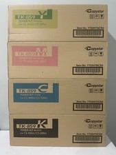 Kyocera TK-859 Set of 4 Colors KCMY Toners for CS 552ci CS 500ci CS 400ci NEW picture