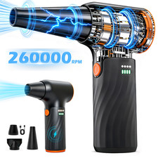 260000RPM Electric Air Duster Cordless Mini Jet Dry Blower Portable Turbo Fan US picture
