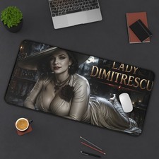 Lady Dimitrescu Mouse Pad, XXL Gothic Desk Mat, Gaming Setup Decor picture