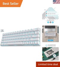 RK61 Wireless 60% Triple Mode BT5.0/2.4G/USB-C Mechanical Keyboard, 61 Keys W... picture