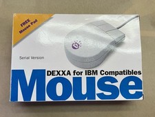 Vintage Dexxa Mouse M-M31-9F DZL210365 M-M31 9-pin connector 3-button - Complete picture