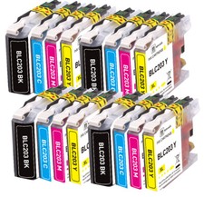 16Pk Printer Ink Compatible with Brother LC203 MFC-J480DW MFC-J5320DW MFC-J460DW picture