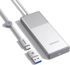 UGREEN M.2 NVMe Aluminum SSD Enclosure 20Gbps USB-C 3.2 Gen2 picture