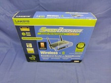 Linksys Wireless-G 2.4 Ghz Broadband 4PORT 802.11g Router WRT54GS Open Box picture