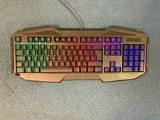 *AS IS 8 LOOK GXT 830-RW Avonn Gaming Keyboard *L@@K* VALUE picture