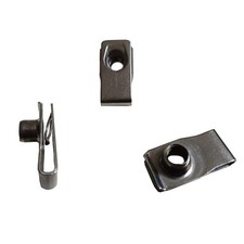 20 Pack M8 Long Stainless Steel UStyle ClipOn Type Fastener Nuts picture