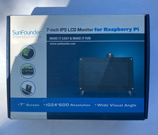 NEW SunFounder 7 Inch LCD Screen Monitor HDMI - 1024x600 Display X001TJMKJ1 picture