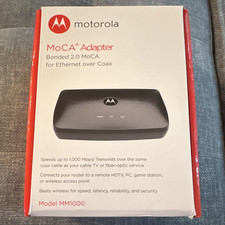 Motorola MM1000 MoCA Adapter Bonded 2.0 Ethernet Over Coax (MM1000) picture